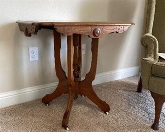Antique Eastlake Table (30w 23d 29h) $120 - DISCOUNTED TO $90 OBO