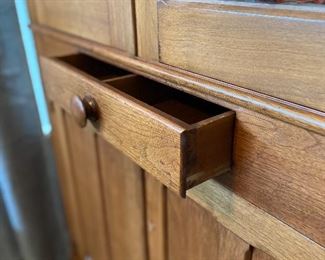 Antique Corner Cabinet w/Key 44w 18.5d 77.5h, $500 - DISCOUNTED TO $275, OBO