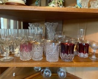 Lot of Crystal Glasses - Text 251.525.0966 for pricing.