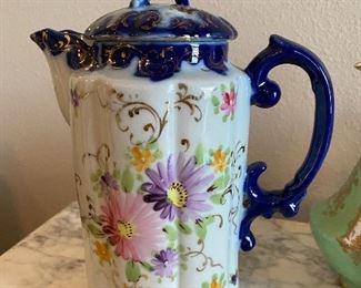 Vintage Hand Painted Tea Pot, $45 - DISCOUNTED TO $30, OBO
