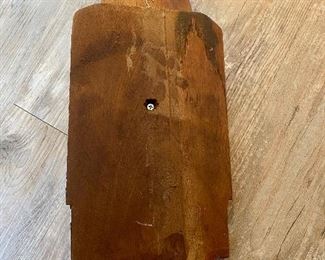 Antique Corner Moulding with hanging hardware, 18 x 6.5, $40 (back view), OBO
