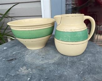 Vintage Bowl & Pitcher, $50 - DISCOUNTED TO $40, OBO