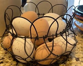 Antique Egg Basket, $12, DISCOUNTED TO $6, OBO