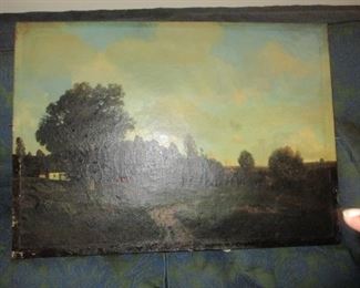 1882 HENRY PEMBER SMITH "AFTERNOON IN NORMANDY", SIGNED 