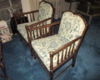Victorian Matching Occasional Chairs 