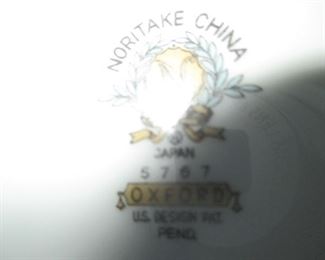 Noritake China "Oxford" 5767