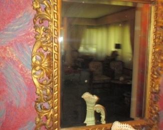 Ornate Gold Gilt Mirrors