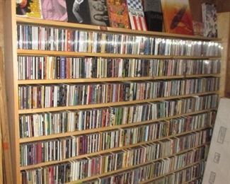 4000 CD'S and 1000 DVD'S