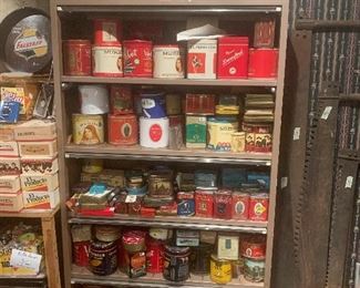 Who collects tobacco tins?