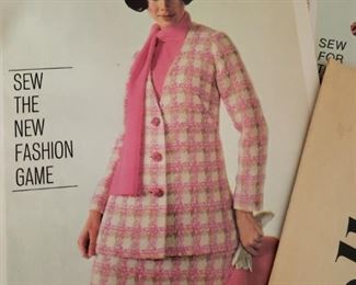 vintage sewing patterns and booklets