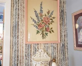 many framed pictures