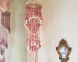 hanging shells..so 70's and pink of course!