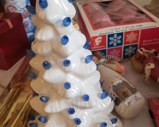 Vintage Christmas Ceramic tree