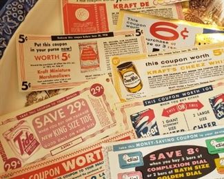 coupons from 1958!