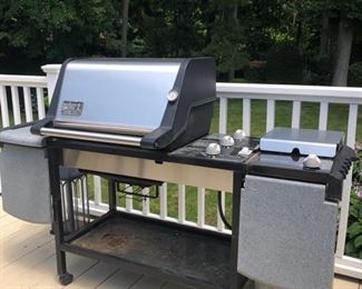 Weber BBQ with Rotisserie