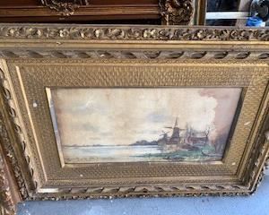 Antique oil paintings