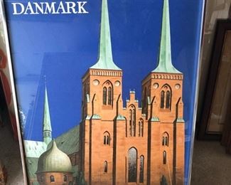 Denmark travel poster