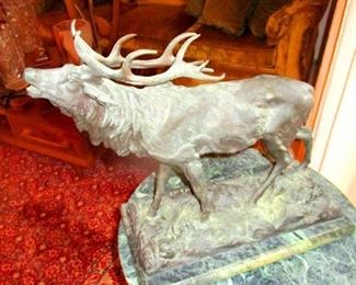 French Bronze  "The Stag"  by Mene   $1000.-