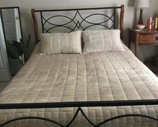 Tommy Bahamas Queen Bed Frame $450  Mattress and bedding not included