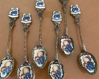 Czeck Enamel Spoon Set
