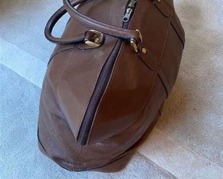 Barney's Leather Travel Bag