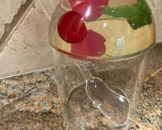 Lucite Honey Pot