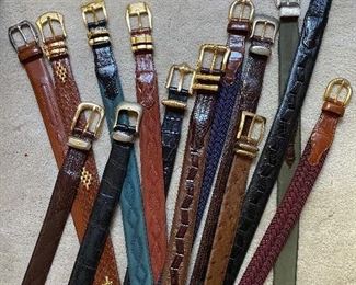 Large Selection of Take 6 belts and other belts - Sold in Lots