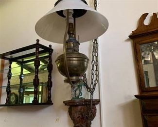 Brass Hanging Lamp