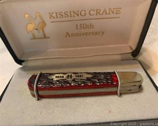 Kissing Crane Pocket Knife