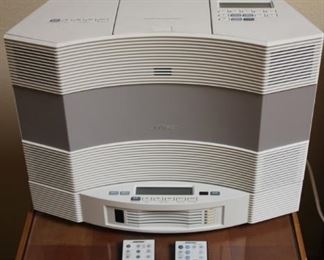 $450. Bose Acoustic Wave Music System with 5 CD Changer and Two Remotes. Model CD 3000.