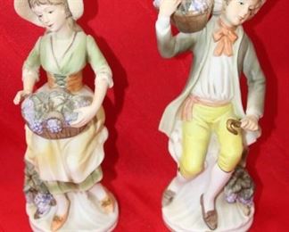 50% OFF, NOW $7.50.                                                                  
$15. Pair of Bisque figurines. 8 inches tall.
