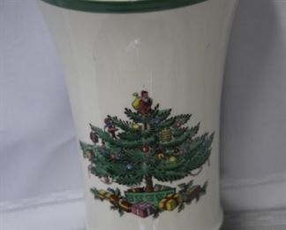 50% OFF, NOW $6.                                                                         
$12. Spode "Christmas Tree" vase. 5.5 inches tall.