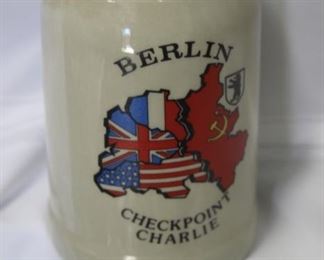 50% OFF, NOW $5.                                                                         $10. Checkpoint Charlie beer mug.