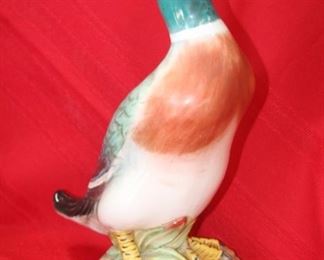 50% OFF, NOW $10                                                                        
$20. Italian porcelain duck figure.11.5 inches tall.