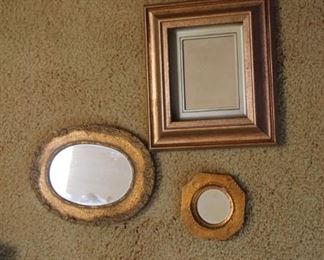 50% OFF, NOW $10                                                                        $20. Three assorted mirrors.