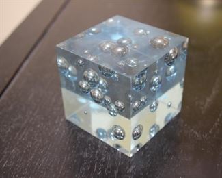 50% OFF, NOW $4                                                                              $8. Resin paperweight.