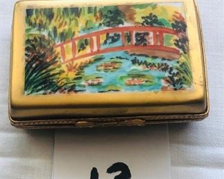 Peint Main Limoges box - $30.00
