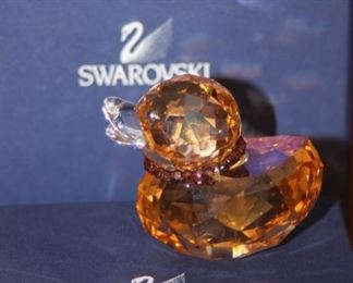 $55. Swarovski crystal duck "Chloe" #1041293 retired.