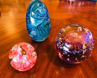 BILL SLADE AND JOE SAINT CLAIR SIGNED PAPERWEIGHTS