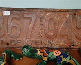 Centennial Texas license plate