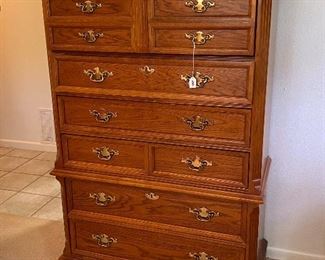 Bassett tall boy with 6 drawers, good condition $225.00 38 W 19 D 57 H