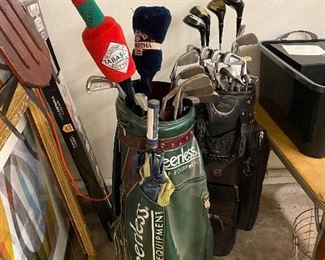 Two sets of clubs 