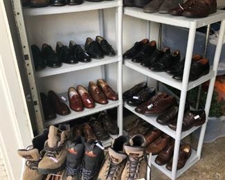 Men's shoe's size: 10 - 11 & Men's & Woman's clothes 