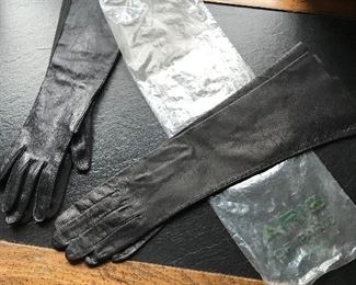 Vintage Italian leather gloves