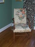 Two matching armchairs