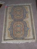 Handwoven wool rug