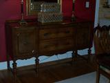 Buffet with silverware divider