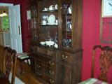 Pretty china cabinet with secretary area