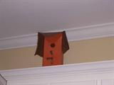 Red birdhouse