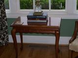 Side table with Queen Anne legs
